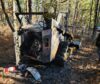 Toms river firefighters battle heavy machinery fire at construction site