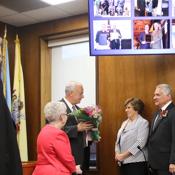 Ocean county bids farewell to commissioner joseph h. Vicari after 42 years - photo licensed by shore news network.