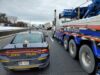 Overturned mobile home causes traffic jam on i-90