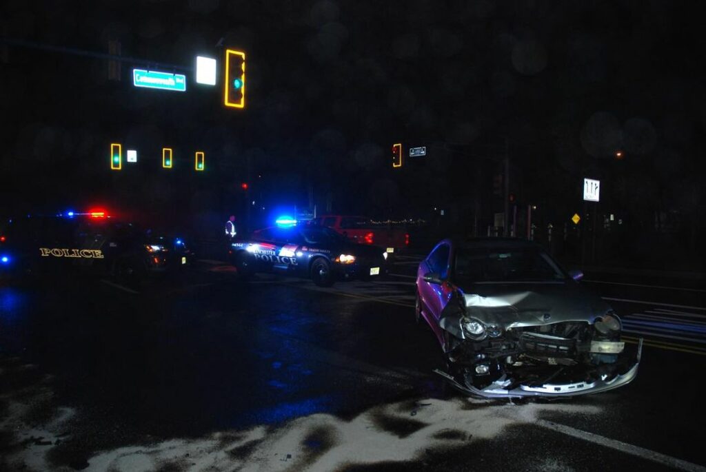 Five Car Crash Shuts Down Route 571 in Manchester