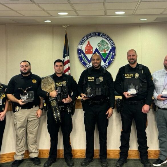 Willingboro township police department recognizes police officers - photo licensed by shore news network.