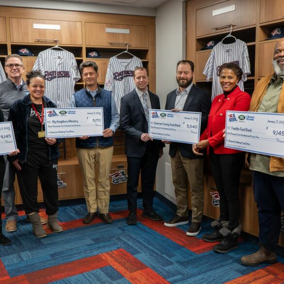 Somerset patriots and local businesses donate $25,000 to support somerset county food banks - photo licensed by shore news network.