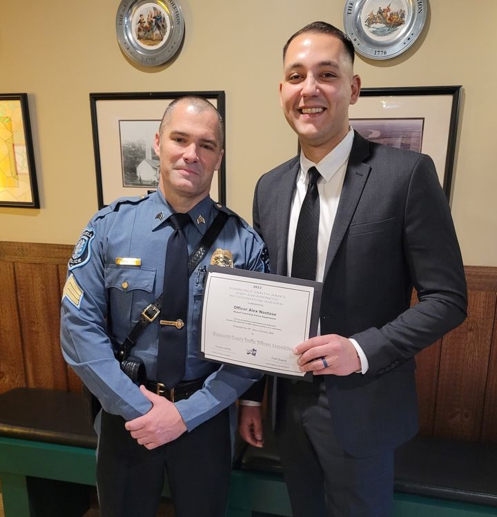 Howell Patrolman Receives Award for DWI Prevention Efforts