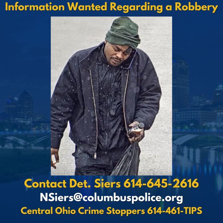 Do You Know Him? Columbus Police Seek Armed Robbery Suspect