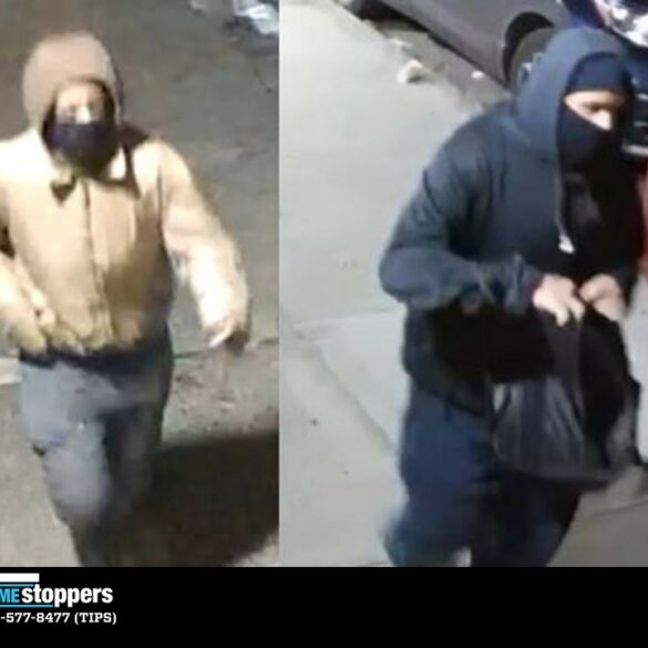 Two suspects sought in bronx armed robbery - photo licensed by shore news network.