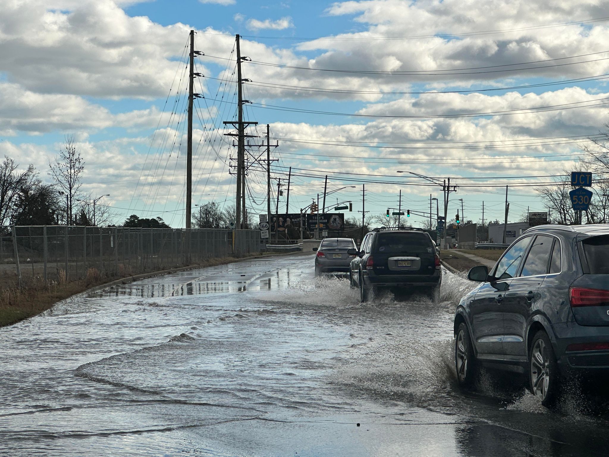 Downtown Toms River Heavily Flooded After Passing Storm