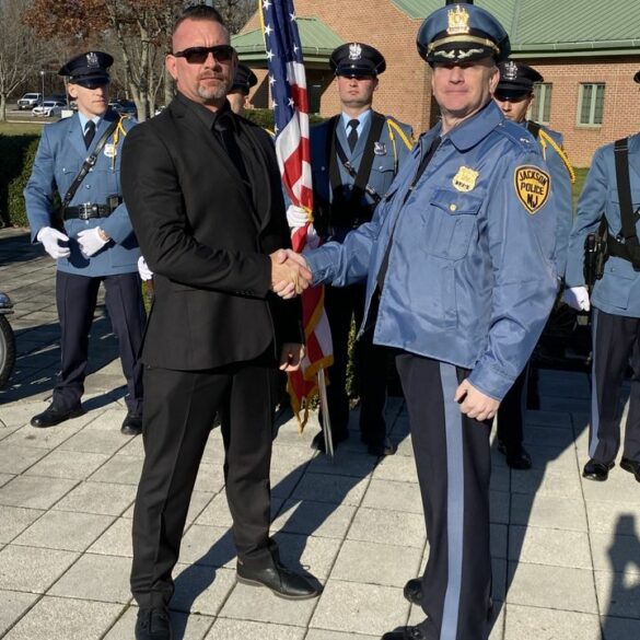 Jackson bids farewell to veteran cop after 25 years of service - photo licensed by shore news network.