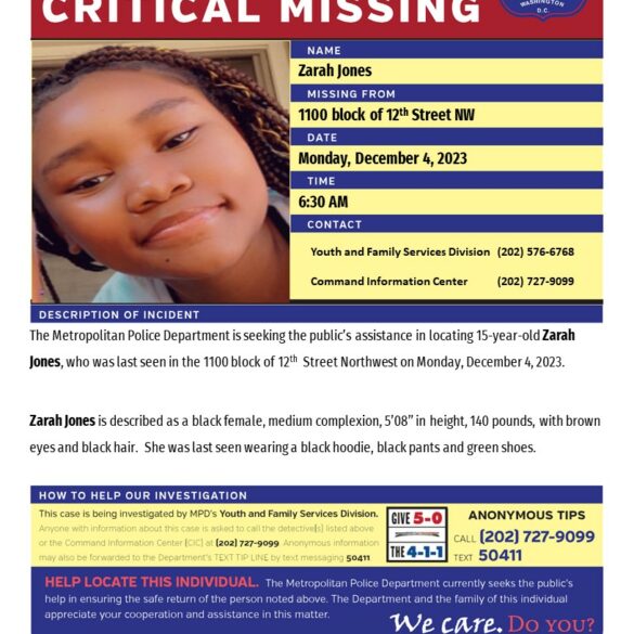 15-year-old girl urgently missing in d. C. - photo licensed by shore news network.