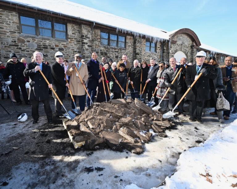 Groundbreaking ceremony marks start of pikesville armory transformation in baltimore - photo licensed by shore news network.
