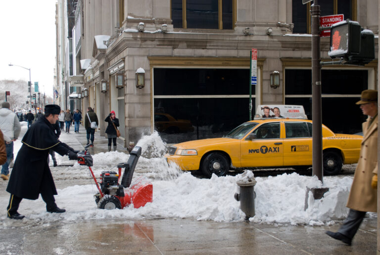 Nyc braces for winter snowfall, mixed conditions, icy streets - photo licensed by shore news network.