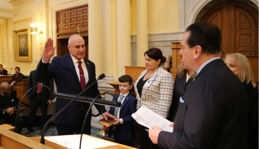 Owen Henry Sworn In as New State Senator for New Jersey's 12th District