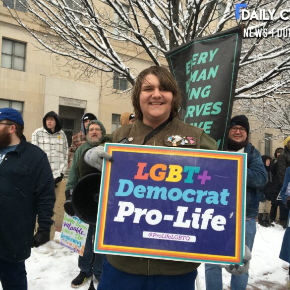 ‘all unite for pre-born rights! ’: thousands gather to attend march for life amid massive snowstorm - photo licensed by shore news network.