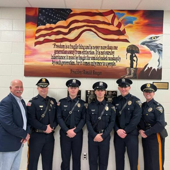 Wildwood crest police welcomes new officers, celebrates top graduate - photo licensed by shore news network.