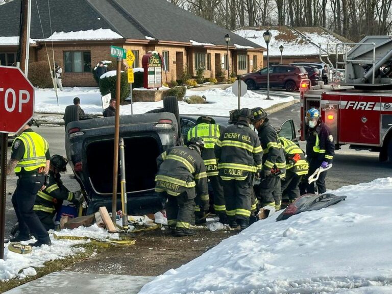 Cherry hill fire department responds to motor vehicle accident with entrapment - photo licensed by shore news network.