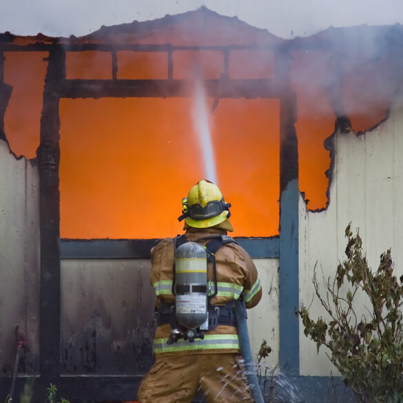 Hamilton township police investigate cause of mizpah fire - photo licensed by shore news network.