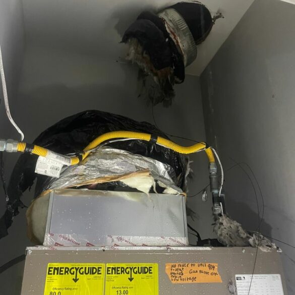 Sprinkler system douses fire at unoccupied cherry hill apartment complex - photo licensed by shore news network.