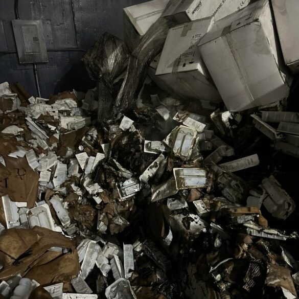 Fire contained at perth amboy warehouse, no injuries reported - photo licensed by shore news network.