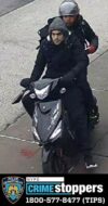 Queens woman robbed by scooter bandits