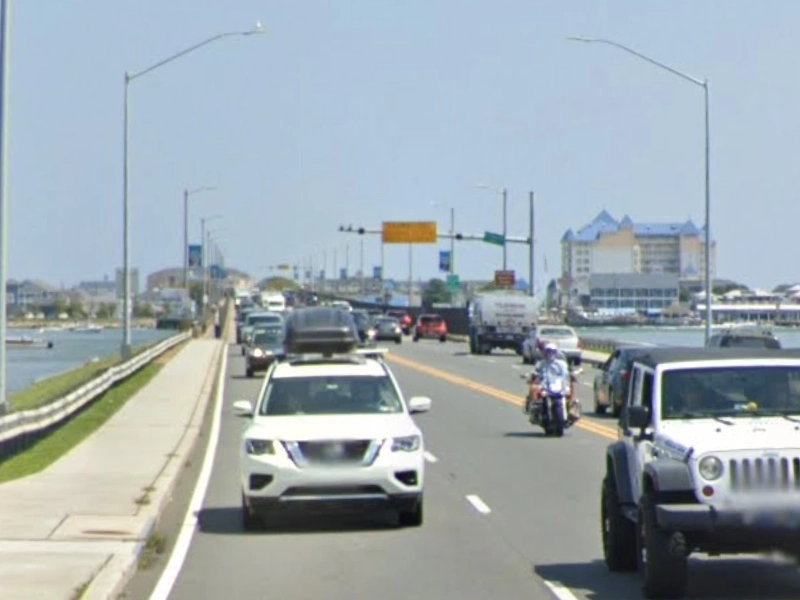 Caution Advised on Rt 50 Bridge in Ocean City Amid Heavy Rains
