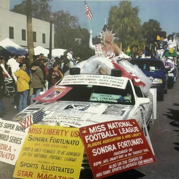 Sondra fortunato, beloved "miss liberty," passes away at 75 - photo licensed by shore news network.