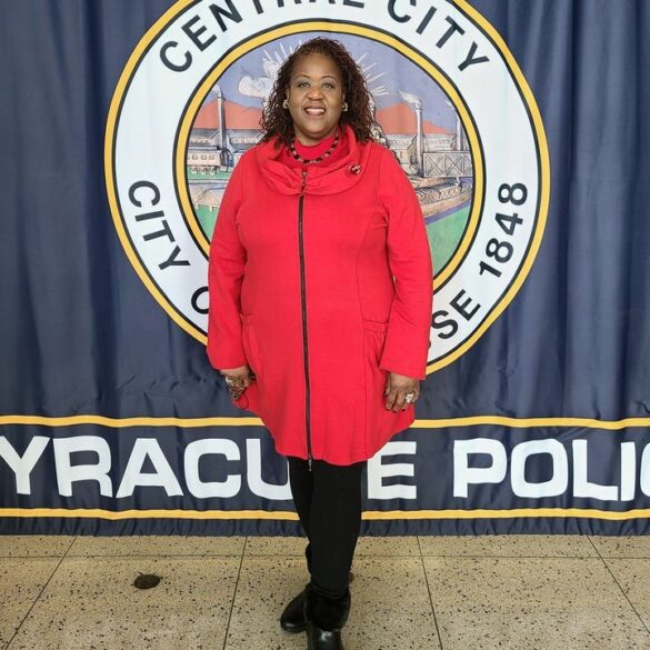 Syracuse police department honors first african-american woman officer - photo licensed by shore news network.