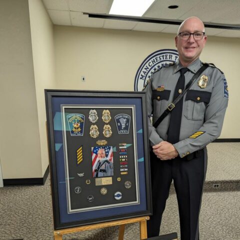 Manchester police captain retires after distinguished career in law enforcement - photo licensed by shore news network.