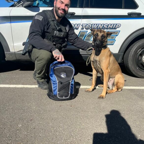 Pemberton twp. K9 unit receives critical life-saving gear from project paws alive - photo licensed by shore news network.