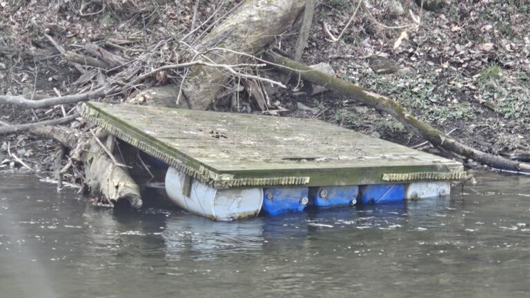 Did you lose a floating dock along antietam creek? Here it is - photo licensed by shore news network.