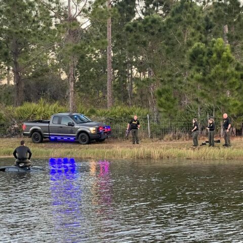Car found submerged in lake near martin county line sparks investigation - photo licensed by shore news network.