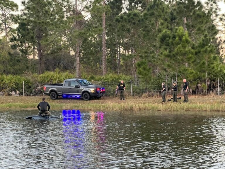 Car found submerged in lake near martin county line sparks investigation - photo licensed by shore news network.