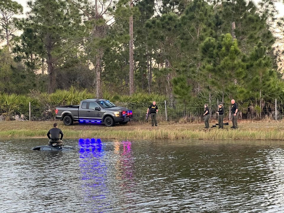 Car Found Submerged in Lake Near Martin County Line Sparks Investigation