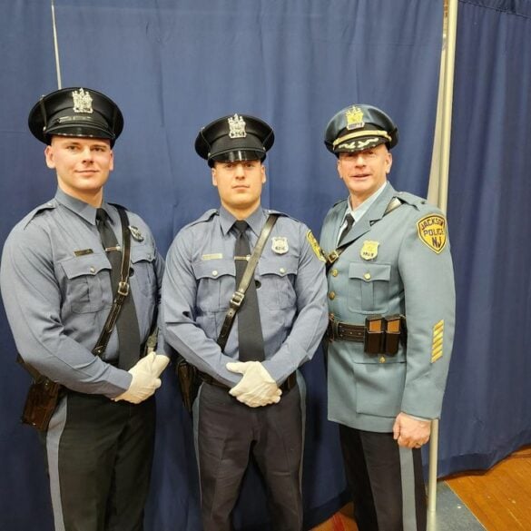 Jackson township police department welcomes new officers to the force - photo licensed by shore news network.