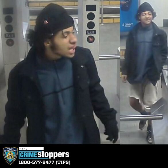 Subway toucher sought by new york city police - photo licensed by shore news network.