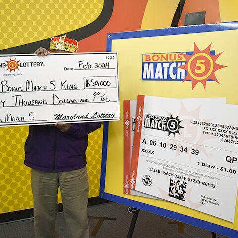 Baltimore's bonus match 5 king wins $50k - photo licensed by shore news network.