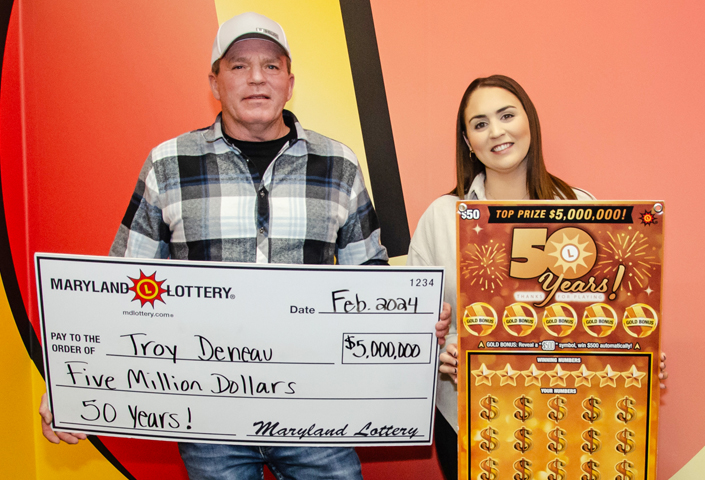 Dorchester County Couple Celebrates $5 Million Scratch-Off Win