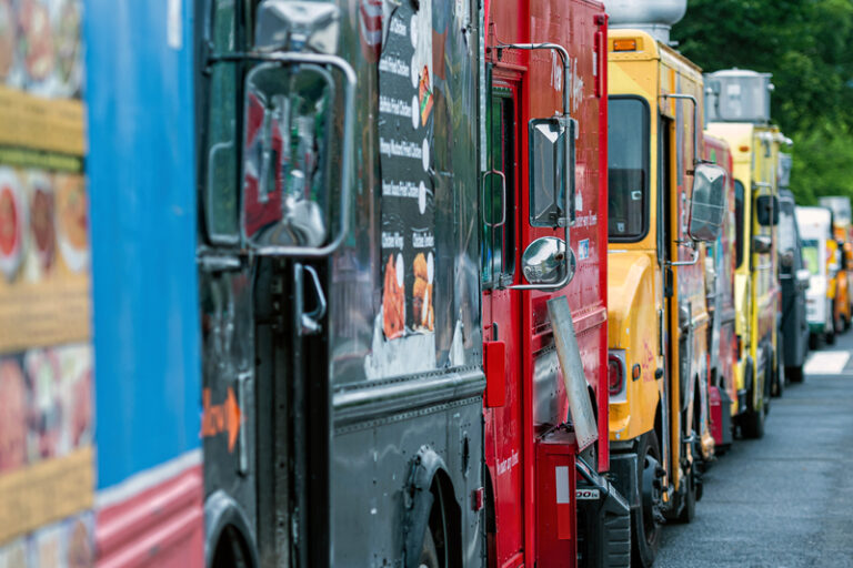 Food trucks at local festival