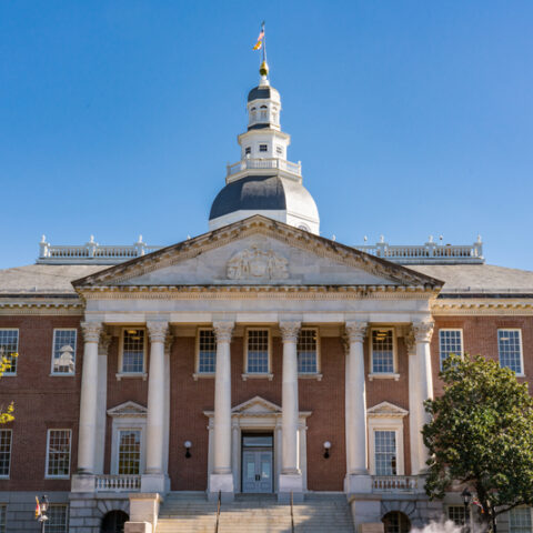 Caller threatened to 'shoot everyone' at maryland state house - photo licensed by shore news network.