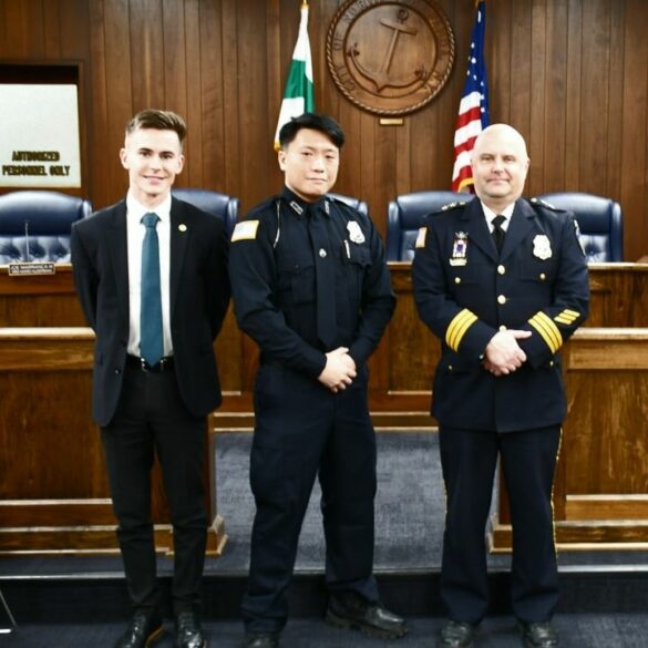 North tonawanda welcomes new police officer khoi bui to the force - photo licensed by shore news network.