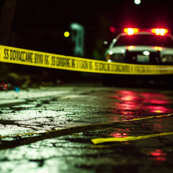 One dead in hamilton crash - photo licensed by shore news network.