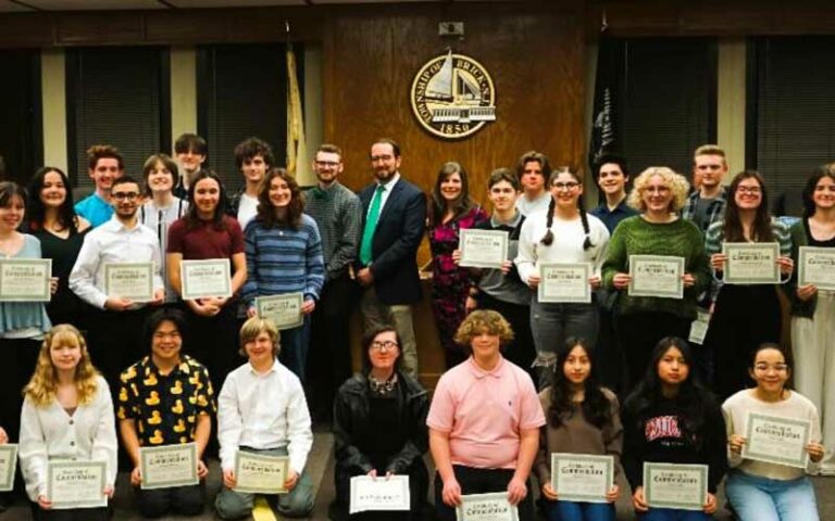Brick township high school marching dragons celebrated for state championship victory - photo licensed by shore news network.