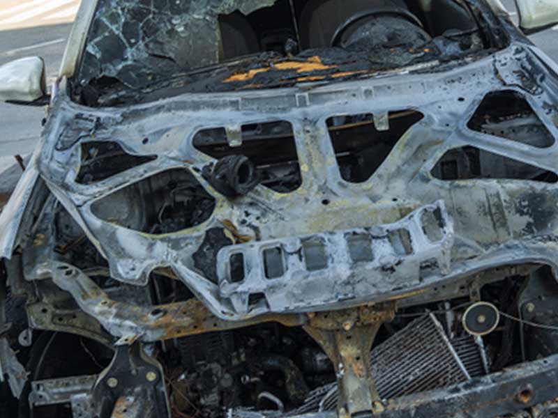 Car Fire Extinguished on Brick Blvd by Brick Township Firefighters