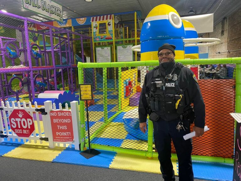 Cambridge police visit local businesses in community safety initiative - photo licensed by shore news network.