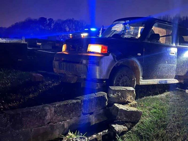 High-speed police chase in georgia ends with crash in cemetery - photo licensed by shore news network.