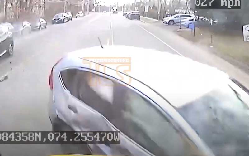 Dash Cam Captures Bus Crash in Lakewood