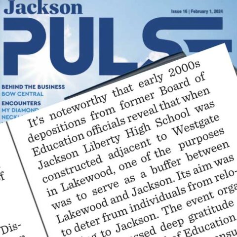 There they go again: jackson magazine claims liberty school built to keep jews out of jackson - photo licensed by shore news network.