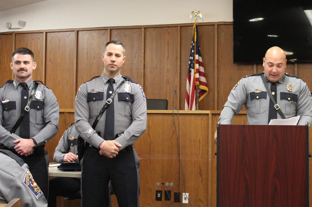Manchester Township Officers Honored with Croix De Negotiators Laurel Award