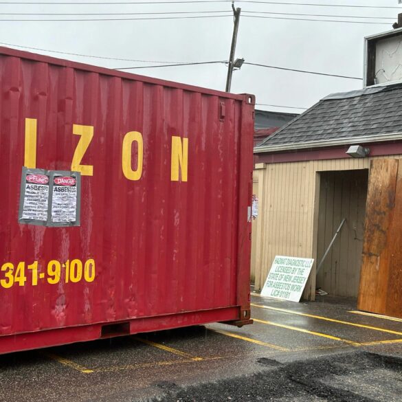 Demolition at jackson deli halted over asbestos contamination - photo licensed by shore news network.