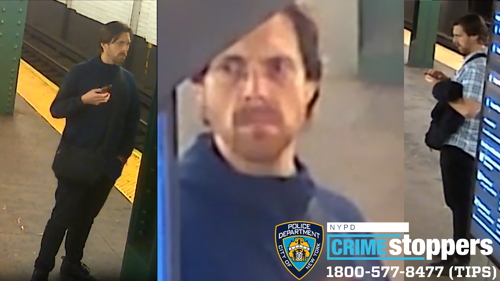 NYPD Seeking F Train Subway Flasher at 42nd Street Station