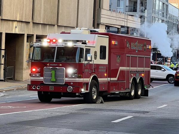 Baltimore Office Building Scene of HazMat Incident on Lexington Street