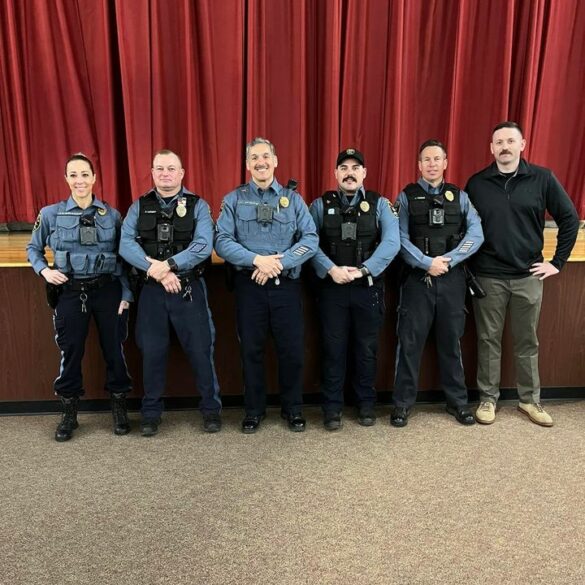 Brick township police participate in high school career day - photo licensed by shore news network.